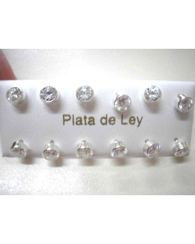 PENDIENTES ROSCA CHATON 5MM                                                                         