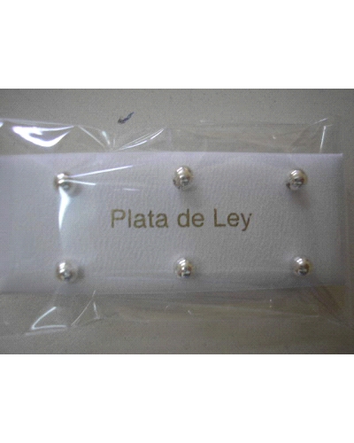 PENDIENTES ROSCA BOLA 4MM                                                                           