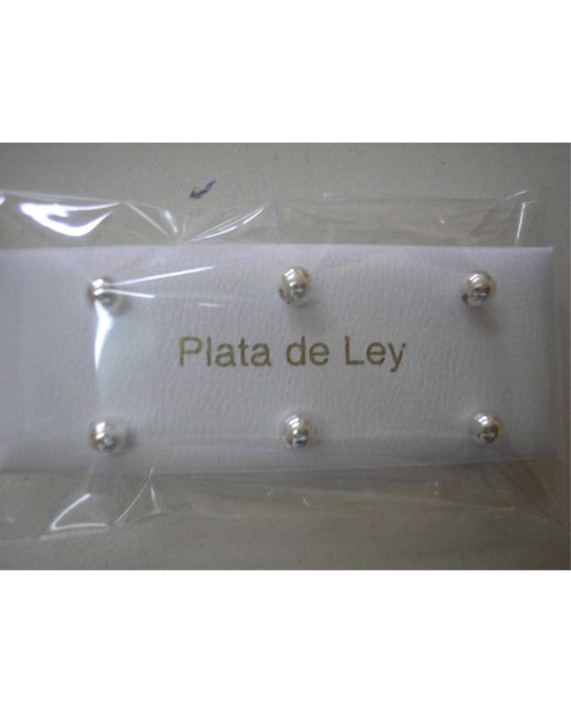PENDIENTES ROSCA BOLA 4MM                                                                           