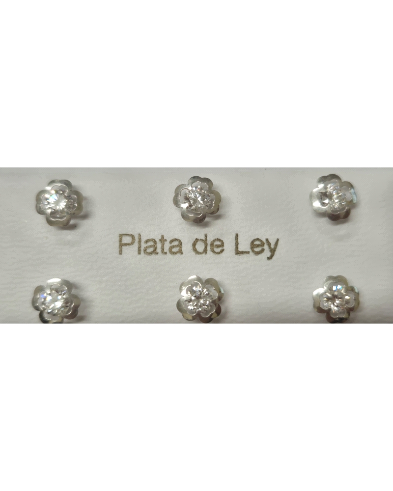 PENDIENTES ROSCA TREBOL CIRCONITA                                                                   
