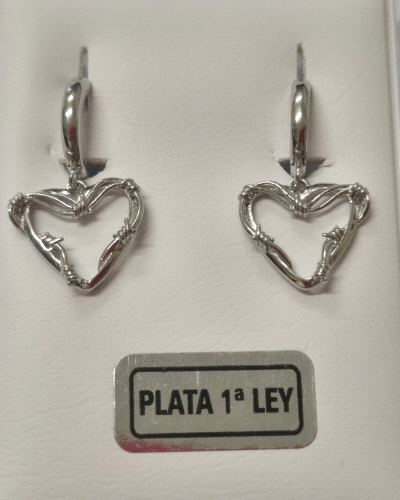 PENDIENTES ARO CORAZON KAROL G                                                                      