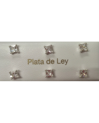 PENDIENTES ROSCA CIRCONITA 4MM                                                                      