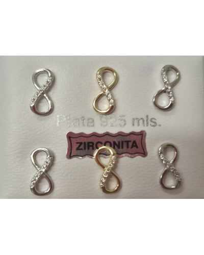 PENDIENTES PRESION INFINITO CHAPADO                                                                 