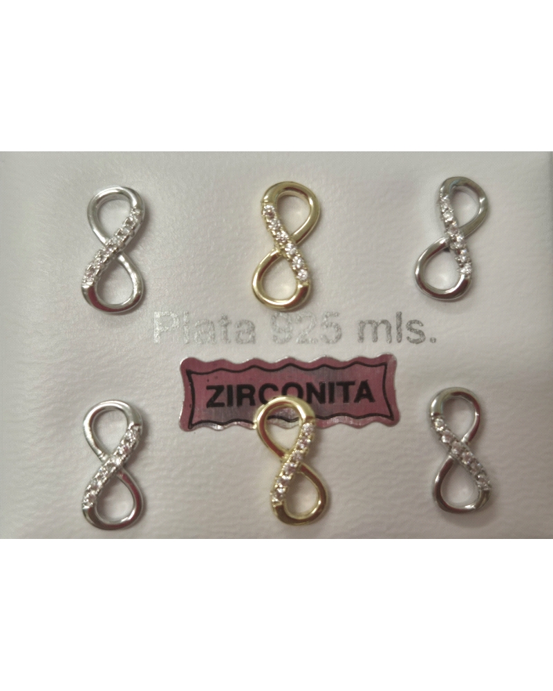 PENDIENTES PRESION INFINITO CHAPADO                                                                 