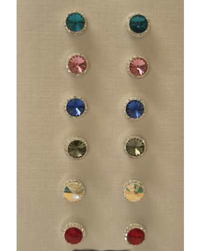 PENDIENTES CIRCONITAS Y SWAROSKI                                                                    