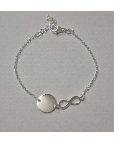 PULSERA DISCO E INFINITO                                                                            