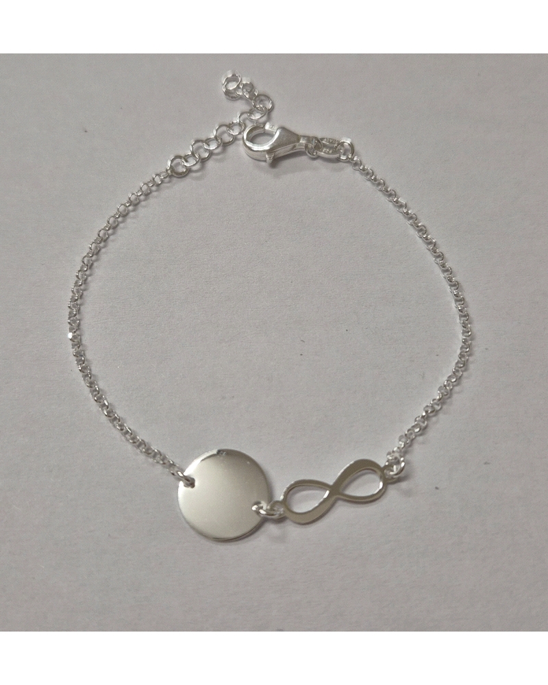 PULSERA DISCO E INFINITO                                                                            